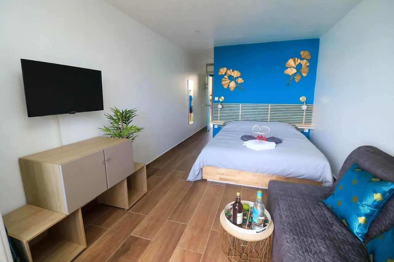 Studio Vue Plongeante Rocher Diamant - Diamond Rock Apartment Le Diamant
