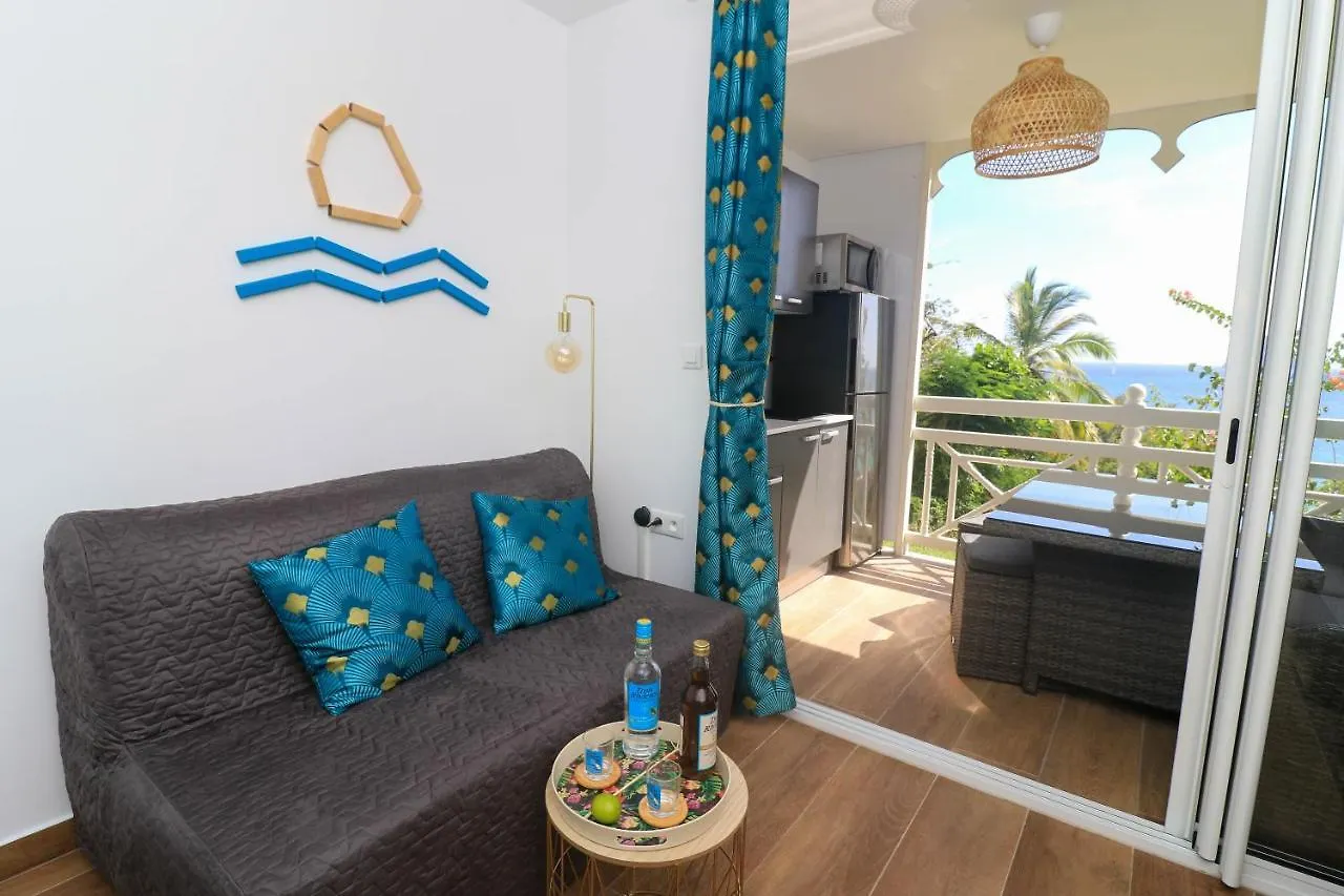 Appartement Studio vue plongeante rocher Diamant - Diamond Rock à Le Diamant 0*,