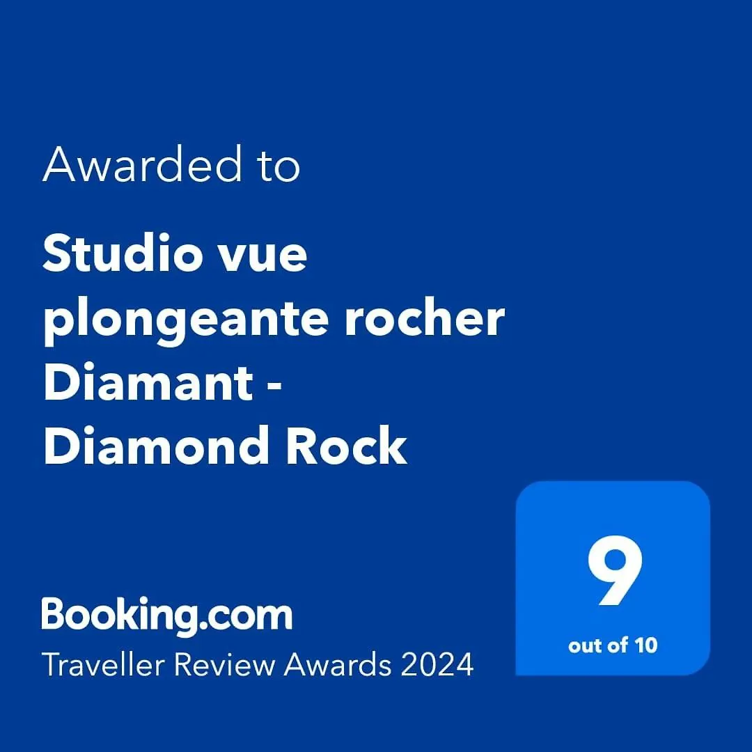 Appartement Studio vue plongeante rocher Diamant - Diamond Rock à Le Diamant 0*,
